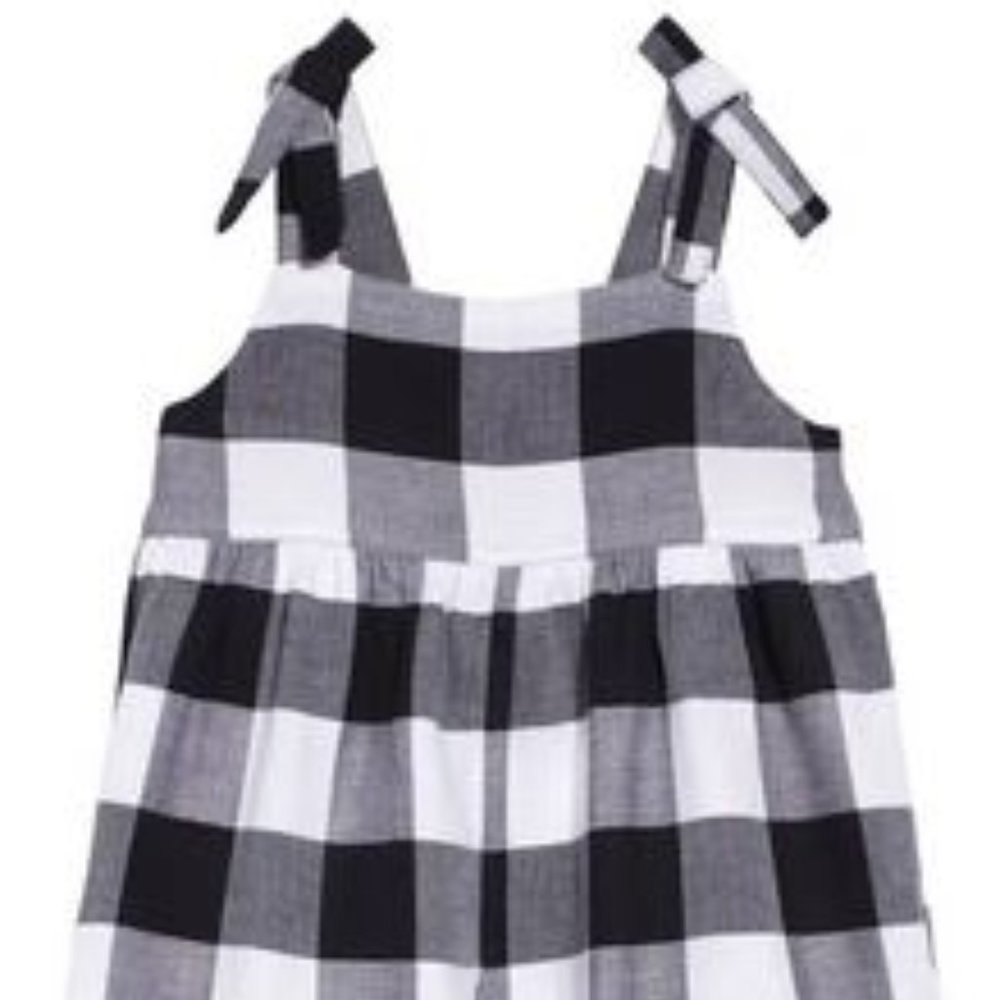 NEW! STEM Gingham Check Cotton Jumpsuit in GINGHAM (8) - Picture 2 of 4